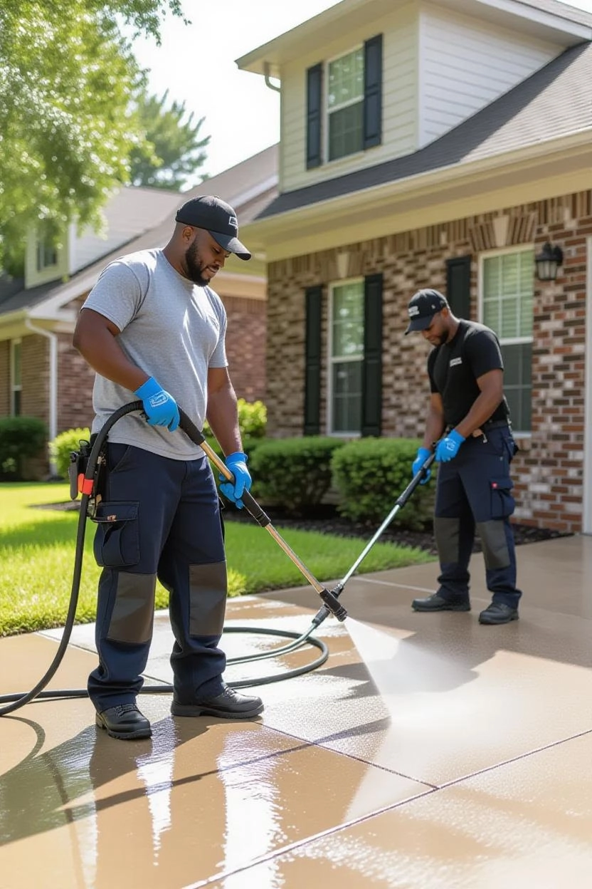 Pressure washing services